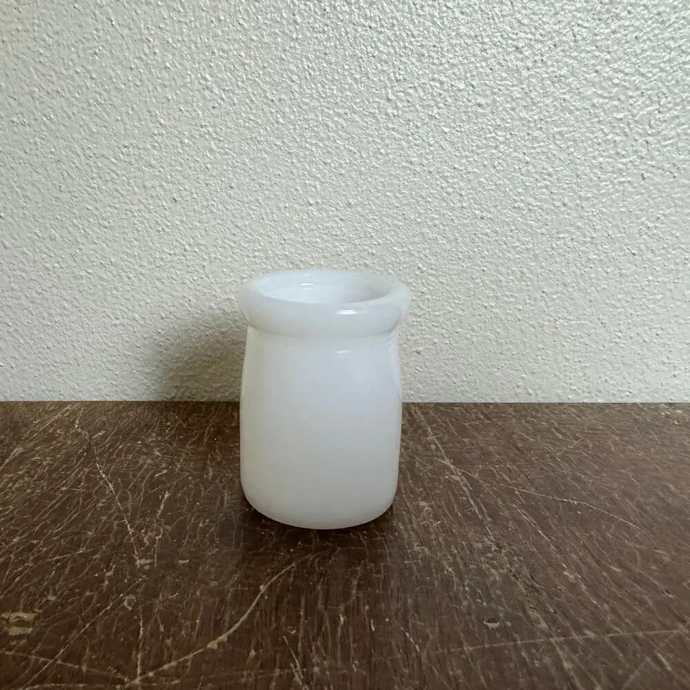 Vintage Milk Glass Tooth Pick Toothpick‎ match Holder